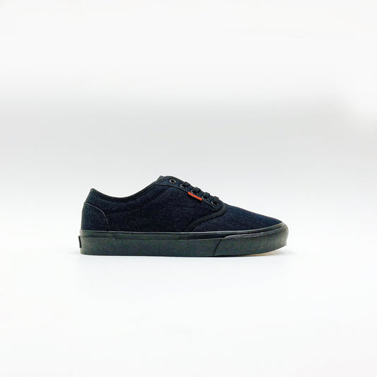 Winston Mk 2 Black Denim/ Black Foxing.